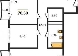 Продажа двухкомнатной квартиры, 70.5 м2, Новосибирск, улица Декабристов, 107/6, ЖК Урбан-виллы на Никитина