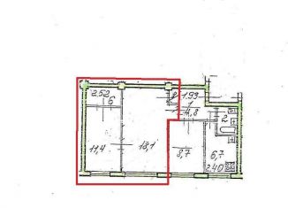 Продам комнату, 29.5 м2, Санкт-Петербург, Ключевая улица, 7, метро Выборгская