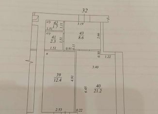 Продается 1-комнатная квартира, 49.1 м2, Самара, улица Георгия Димитрова, 110Б, ЖК Бригантина