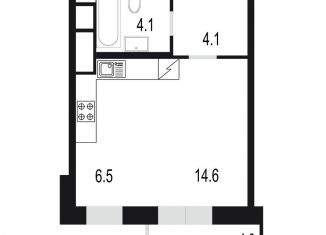 Продажа 1-комнатной квартиры, 33.3 м2, Одинцово, жилой комплекс Союзный, к2, ЖК Союзный