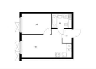 Продажа 1-комнатной квартиры, 32.6 м2, Мытищи