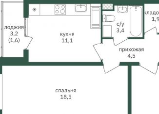 Продается однокомнатная квартира, 41 м2, Москва, район Чертаново Южное, Варшавское шоссе, 170Ек2