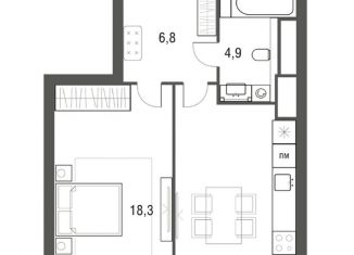 Продам 2-комнатную квартиру, 47.7 м2, Москва, проезд Серебрякова, 11-13к1, ЖК Сильвер