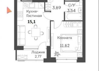 Продам однокомнатную квартиру, 35.8 м2, Москва, ЖК Аквилон Бисайд