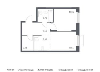 Продам 1-комнатную квартиру, 41.5 м2, городской округ Красногорск, жилой комплекс Квартал Строгино, к2