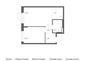 Продажа однокомнатной квартиры, 40.8 м2, Москва, жилой комплекс Подольские Кварталы, к1