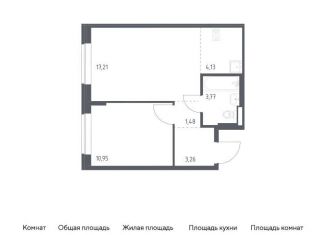 Продажа 2-комнатной квартиры, 40.8 м2, Москва, жилой комплекс Подольские Кварталы, к3
