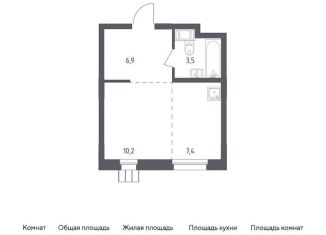 Продажа квартиры студии, 28 м2, Московская область, жилой комплекс Люберцы 2020, к70