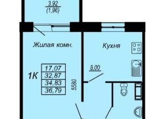 Продам 1-ком. квартиру, 34.8 м2, Хабаровск