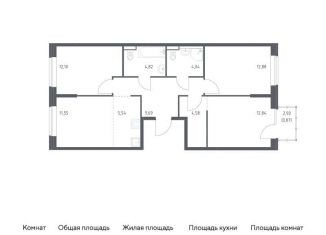 Продается 4-комнатная квартира, 78.9 м2, Санкт-Петербург, Невский район