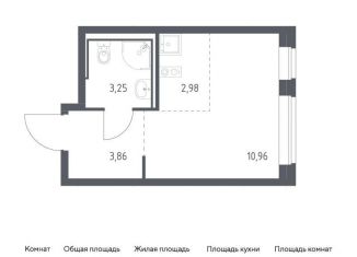 Продажа квартиры студии, 21.1 м2, Санкт-Петербург, метро Рыбацкое