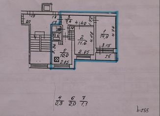 Продается 2-комнатная квартира, 49.9 м2, Санкт-Петербург, проспект Кузнецова, 23к1, проспект Кузнецова