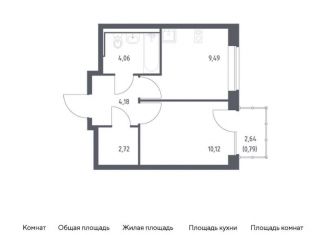 Продаю 1-комнатную квартиру, 31.4 м2, Санкт-Петербург, метро Рыбацкое