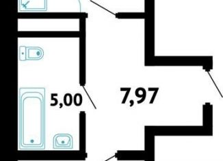 Продается 1-комнатная квартира, 46.6 м2, Краснодарский край