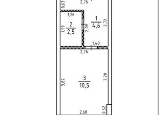 Продам квартиру студию, 17.6 м2, Москва, Варшавское шоссе, 125с1, район Чертаново Северное