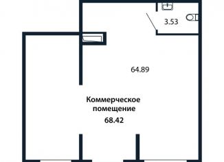 Продается помещение свободного назначения, 68.42 м2, городской посёлок Новоселье, Красносельское шоссе, 9