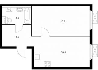 Продаю 1-ком. квартиру, 43 м2, Котельники, ЖК Кузьминский Лес