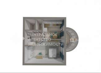 Продажа 1-комнатной квартиры, 46.7 м2, Рязань, Большая улица, 106, ЖК Виктория