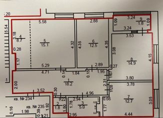 Продам 4-ком. квартиру, 90.7 м2, Уфа, Ленинский район, улица Чернышевского, 24