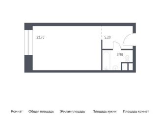 Продажа квартиры студии, 31.8 м2, Москва, Стремянный переулок, 2, район Замоскворечье