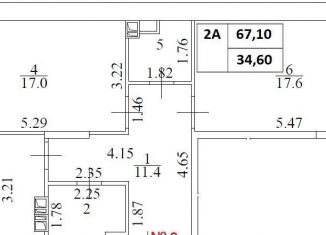 Продажа 2-комнатной квартиры, 65.9 м2, Химки, улица Академика Грушина, 10, ЖК Аврора