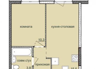 Продается однокомнатная квартира, 32.7 м2, Ижевск, ЖК Ежевика, жилой комплекс Ежевика, 9