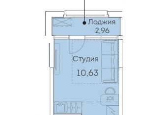 Квартира на продажу студия, 22.8 м2, Москва, ЖК Аквилон Бисайд