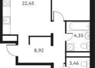 Продается двухкомнатная квартира, 67.1 м2, Пушкино, Школьная улица, 28к1