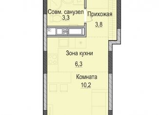 Квартира на продажу студия, 23.6 м2, Казань, Приволжский район
