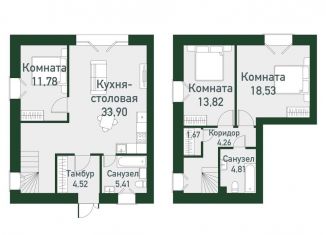 Продаю трехкомнатную квартиру, 103.6 м2, Свердловская область