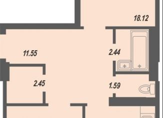 Продажа 2-комнатной квартиры, 66.4 м2, Чебоксары, проспект Геннадия Айги, поз15
