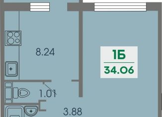 Продажа 1-ком. квартиры, 34.1 м2, Чебоксары, Ленинский район, улица Композитора Васильева, 9к1