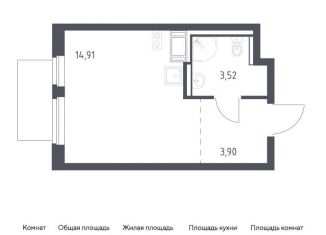 Продаю квартиру студию, 22.3 м2, Виллозское городское поселение