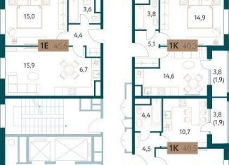 Продажа 3-ком. квартиры, 100.8 м2, Москва, Винницкая улица, 8к4, ЖК Настоящее