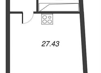 Квартира на продажу студия, 31.3 м2, Мурино