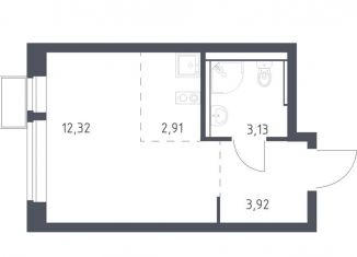 Продается квартира студия, 22.3 м2, посёлок Жилино-1