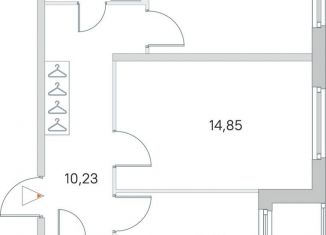 Продам двухкомнатную квартиру, 55.7 м2, городской посёлок Янино-1, ЖК Ясно-Янино, Ясная улица, 20к4