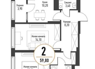 Продажа однокомнатной квартиры, 37.4 м2, Стерлитамак