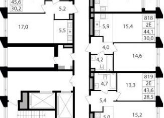 Продается 3-комнатная квартира, 74.4 м2, Москва, станция Гражданская, жилой комплекс Петровский парк II, к1