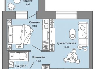 Продаю 2-комнатную квартиру, 36 м2, Кировская область