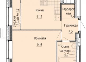 Продается однокомнатная квартира, 34.7 м2, Ижевск, Первомайский район