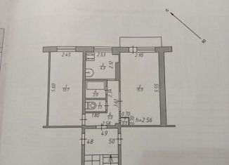 Продам двухкомнатную квартиру, 42.9 м2, село Льва Толстого, Полевая улица, 4