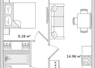 Продажа 1-комнатной квартиры, 32.6 м2, Санкт-Петербург, Русановская улица, 28, Русановская улица