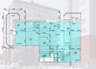 Продаю трехкомнатную квартиру, 71 м2, Абакан