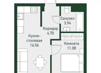 Продажа однокомнатной квартиры, 36.3 м2, Челябинская область