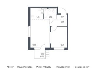 Продается однокомнатная квартира, 41.2 м2, Москва, жилой комплекс Алхимово, к11