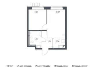 Продам 1-ком. квартиру, 32.5 м2, поселение Рязановское