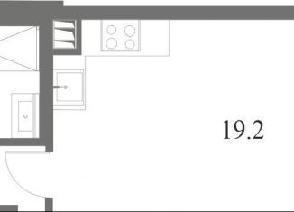 Квартира на продажу студия, 26.2 м2, Санкт-Петербург, Петровский проспект, 9к2, метро Спортивная