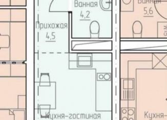 Квартира на продажу со свободной планировкой, 23.3 м2, Чечня, проспект В.В. Путина, 2