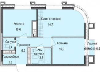 Продаю 2-ком. квартиру, 48 м2, Казань, Приволжский район